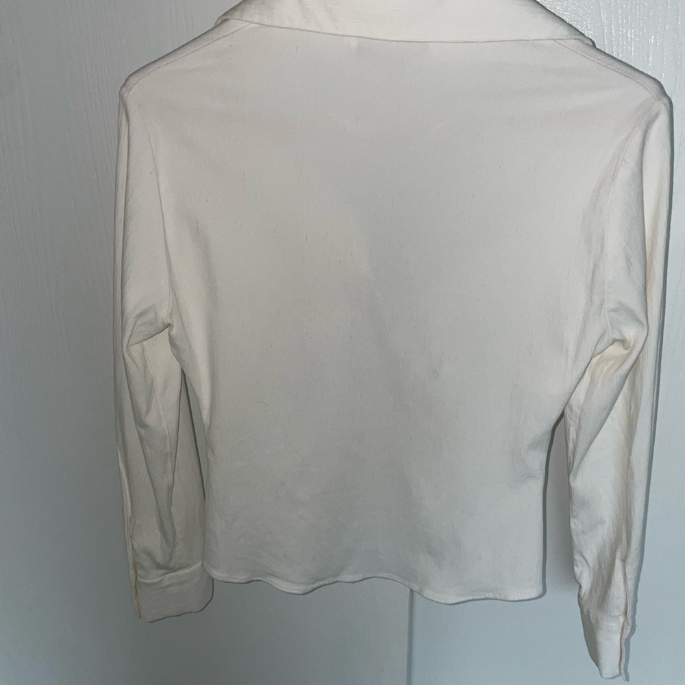 NWT ZARA Ruched button down - Picture 4 of 5